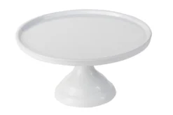 Kakkuvati jalallinen valkoinen 23 cm