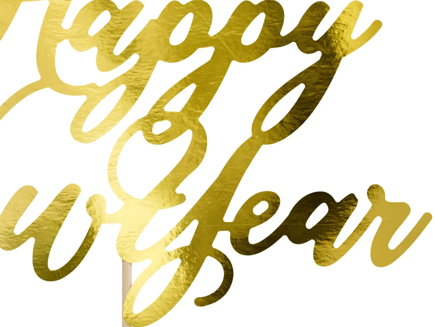 Kakunkoriste Happy New Year kullanvärinen