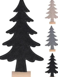Koristejoulukuusi huopa 40 cm 1 kpl 3 eri värivaihtoehtoa