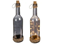 Koristepullo led -valoilla