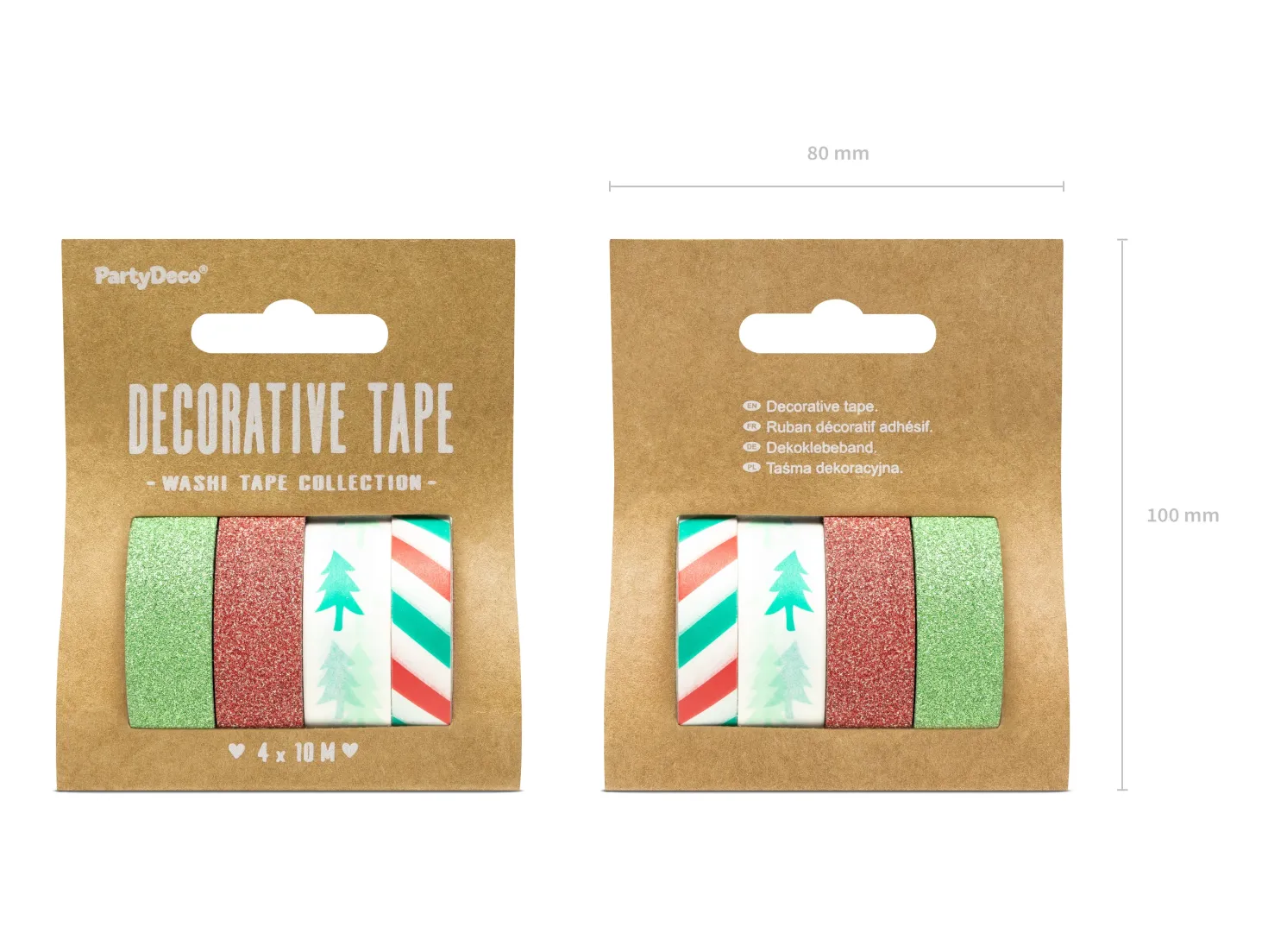 Koristeteippi joulu 4 x 10 m