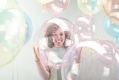 Kristallikuplapallo läpinäkyvä 45 cm erikois