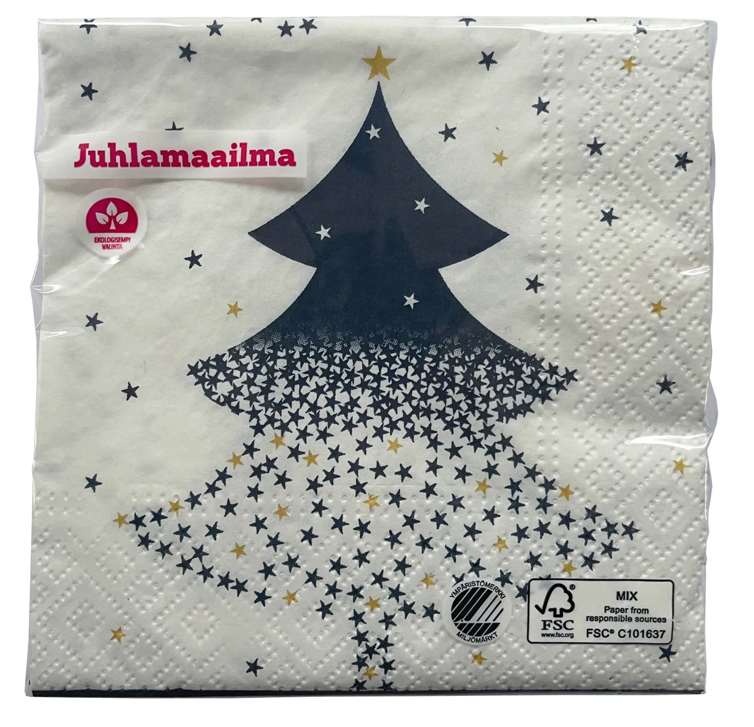Kuusi ja peura lautasliina 25 x 25 cm 20 kpl/pkt
