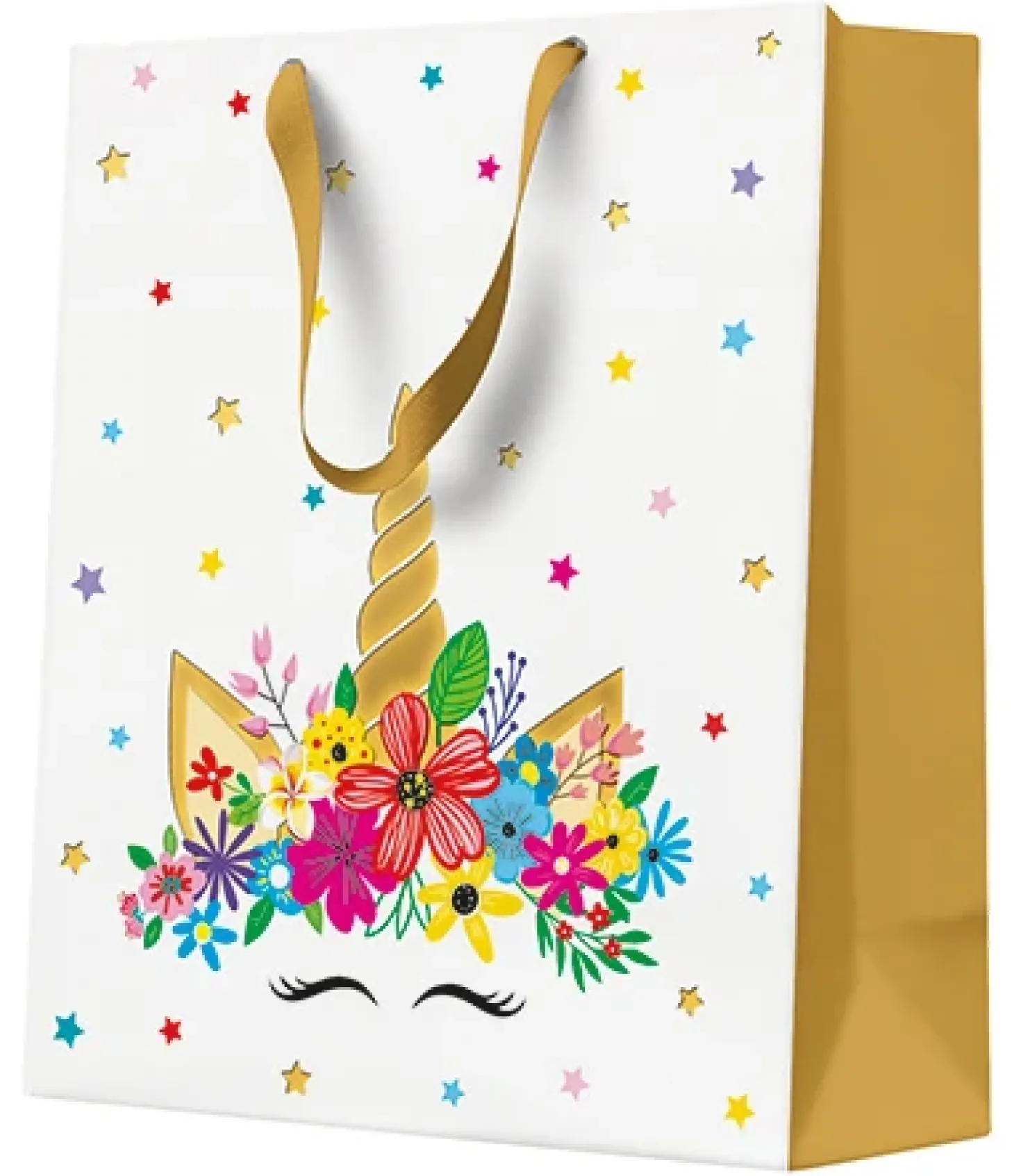 Lahjakassi yksisarvinen M 20 x 25 x 10 cm 1 kpl/pkt