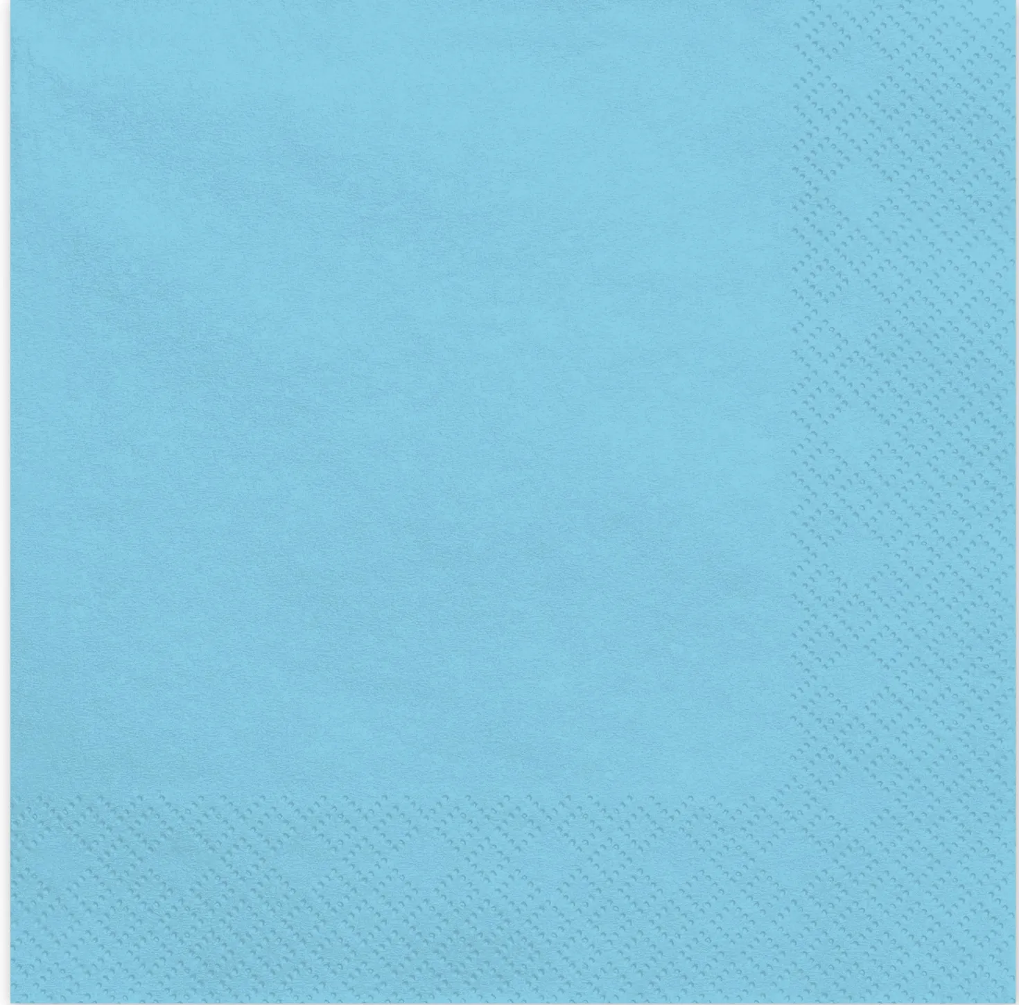 Lautasliina vaaleansininen, 33 x 33 cm 20 kpl/pkt