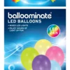 LED-ilmapallo 27 cm värisekoitus 5 kpl/pss