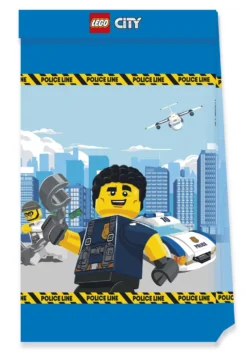 Lego city kaverilahjapussi paperinen 4 kpl/pkt