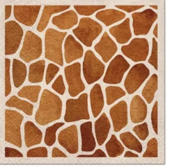 Lounaslautasliina 33 x 33 cm eko kirahvi 20 kpl/pkt