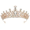 Metallinen tiara ruusukullanvärinen