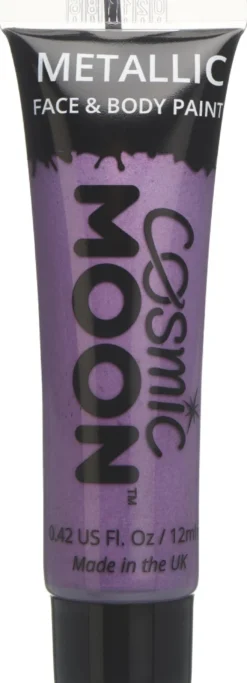 Metallinhohtoinen kasvoväri violetti 12 ml