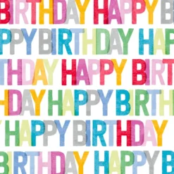 Mini onnittelukortti - Happy Birthday