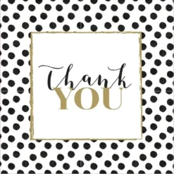 Mini onnittelukortti - Thank you