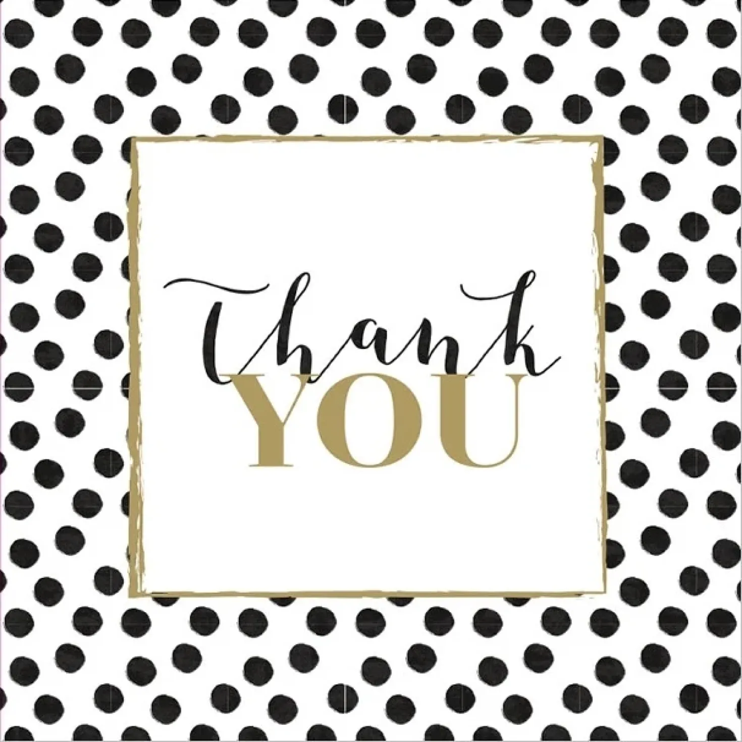 Mini onnittelukortti - Thank you