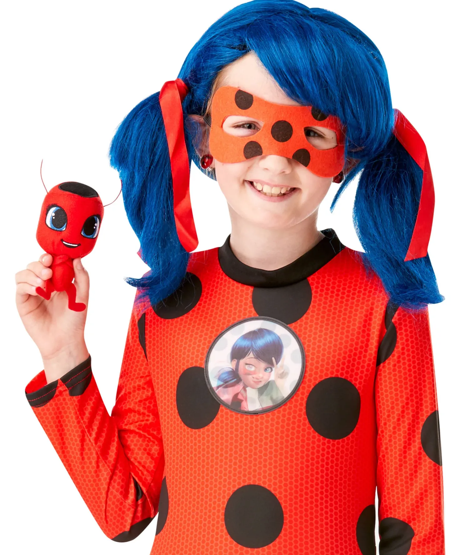 Miraculous ladybug lasten naamiaisasu