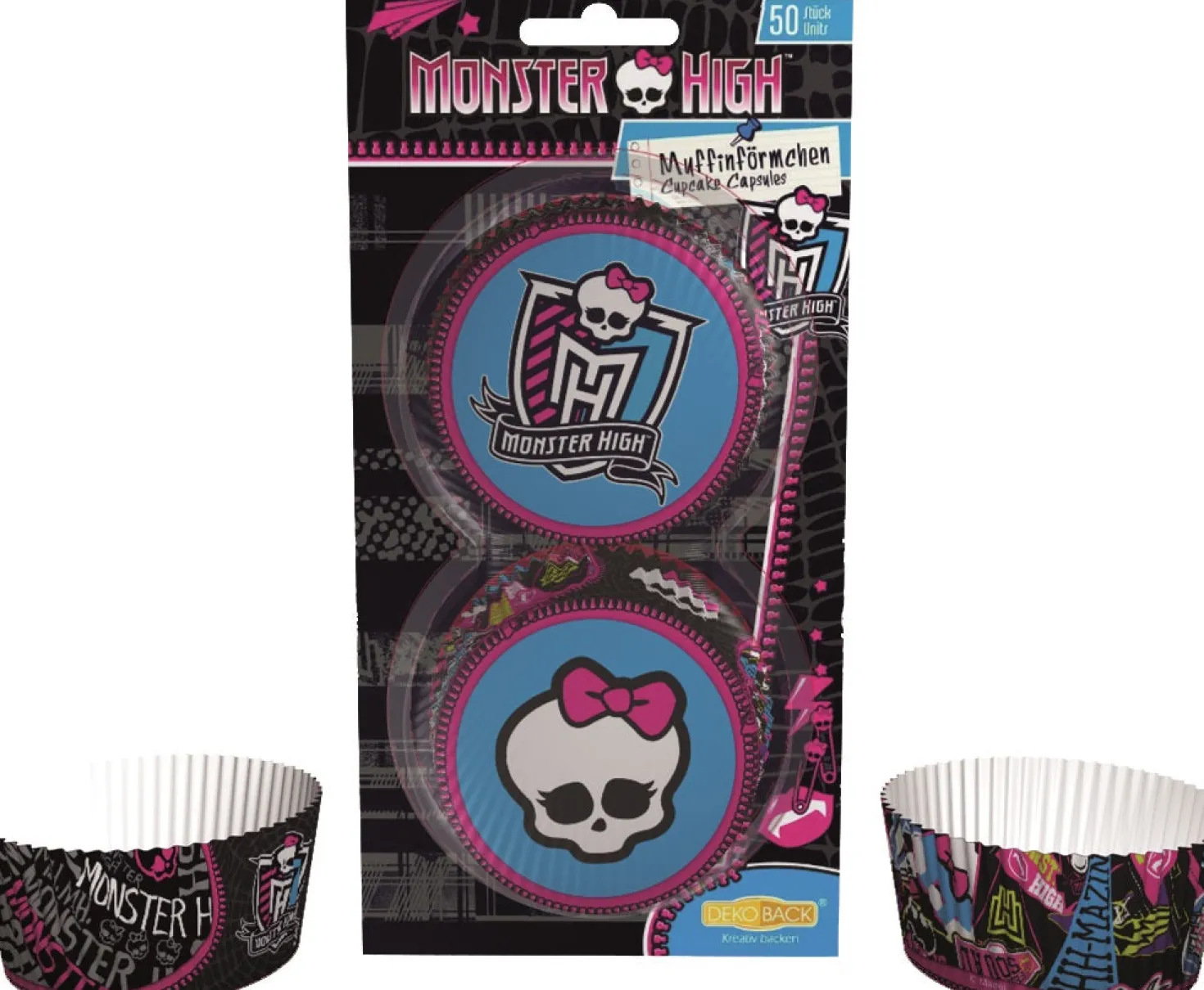 Monster High muffinssivuoka 50kpl/pkt