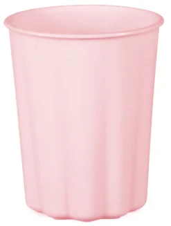Muovimuki v.punainen 220 ml uudelleenkäytettävä 4 kpl/pkt