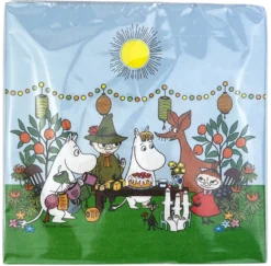Muumi lautasliina 33 x 33 cm 20 kpl/pkt