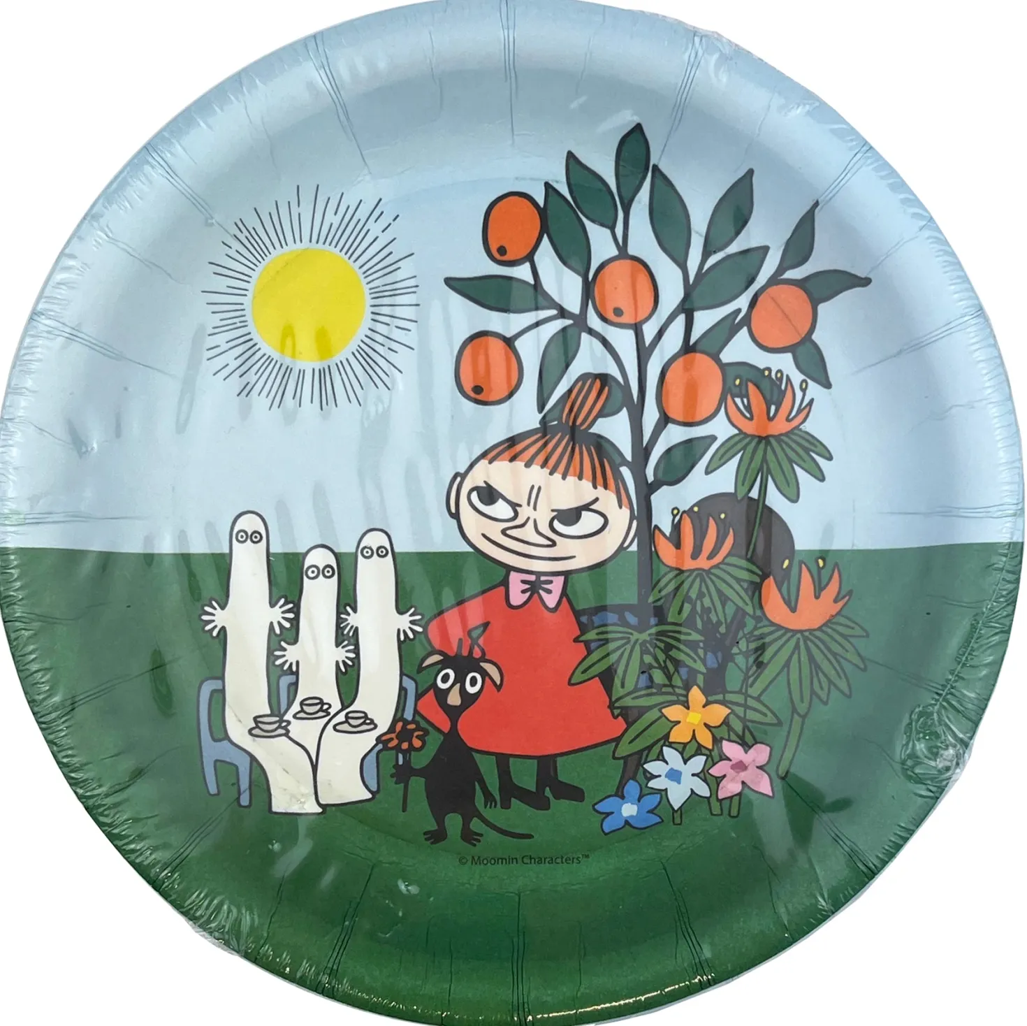 Muumi pahvilautanen 18 cm 8 kpl/pkt