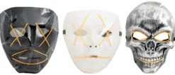 Naamari halloween neon lajitelmatuote, 3 erilaista