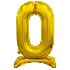 Numerofolio 0 jalustalla kullanvärinen 74 cm