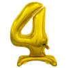 Numerofolio 4 jalustalla kullanvärinen 74 cm