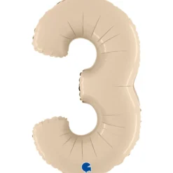Numerofolio 3 kermanvärinen 70 cm