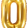 Numerofolio 0 kullanvärinen ilmatäytteinen 35 cm