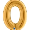 Numerofolio 0 kullanvärinen puhallettava 35 cm