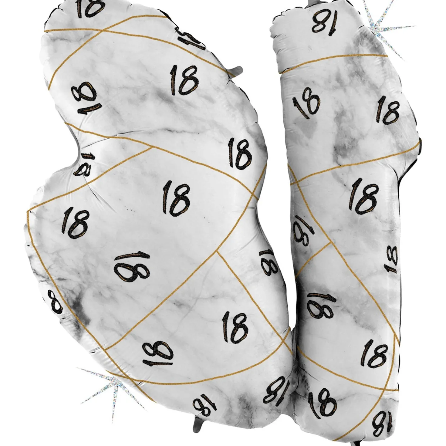 Numerofolio 18 marmori musta