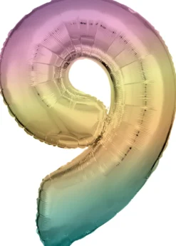 Numerofolio 9 pastellisateenkaari 86 cm