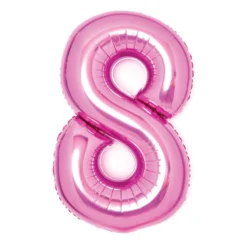 Numerofolio 8 pinkki 66 cm