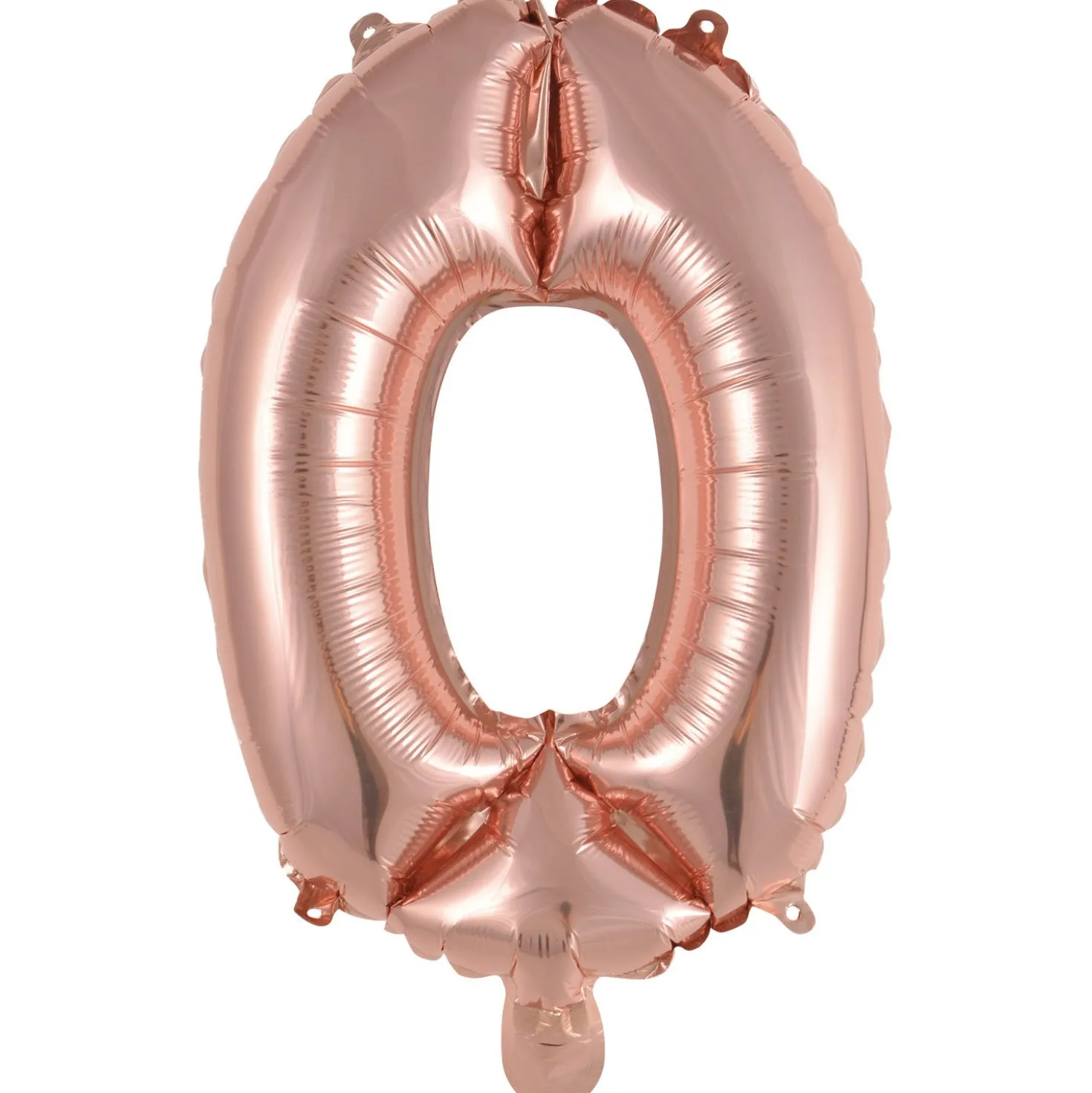 Numerofolio 0 ruusukullanvärinen puhallettava 35 cm