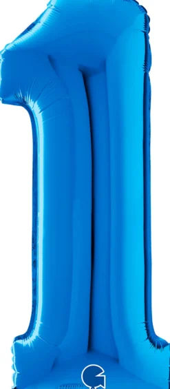 Numerofolio 1 sininen 70 cm