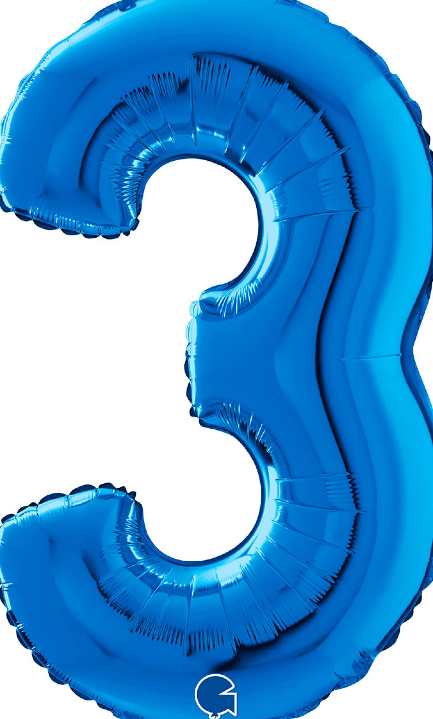 Numerofolio 3 sininen 70 cm