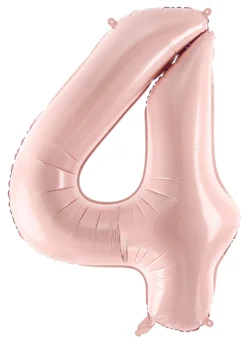 Numerofolio 4 vaaleanpunainen 72 cm