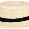Olkihattu mustalla nauhalla