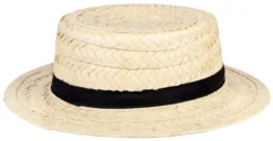 Olkihattu mustalla nauhalla