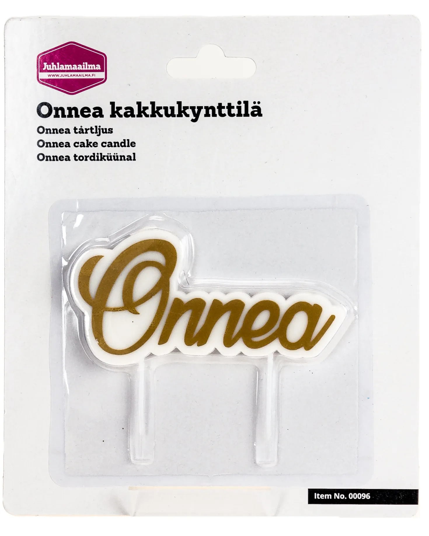 Onnea kakkukynttilä