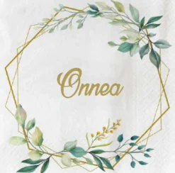Onnea suuri lautasliina 33 x 33 cm 20 kpl/pkt