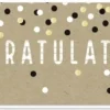 Onnittelukortti 21 x 8 cm Congratulations
