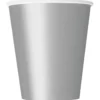 Pahvimuki hopeanvärinen 255 ml 14 kpl/pkt