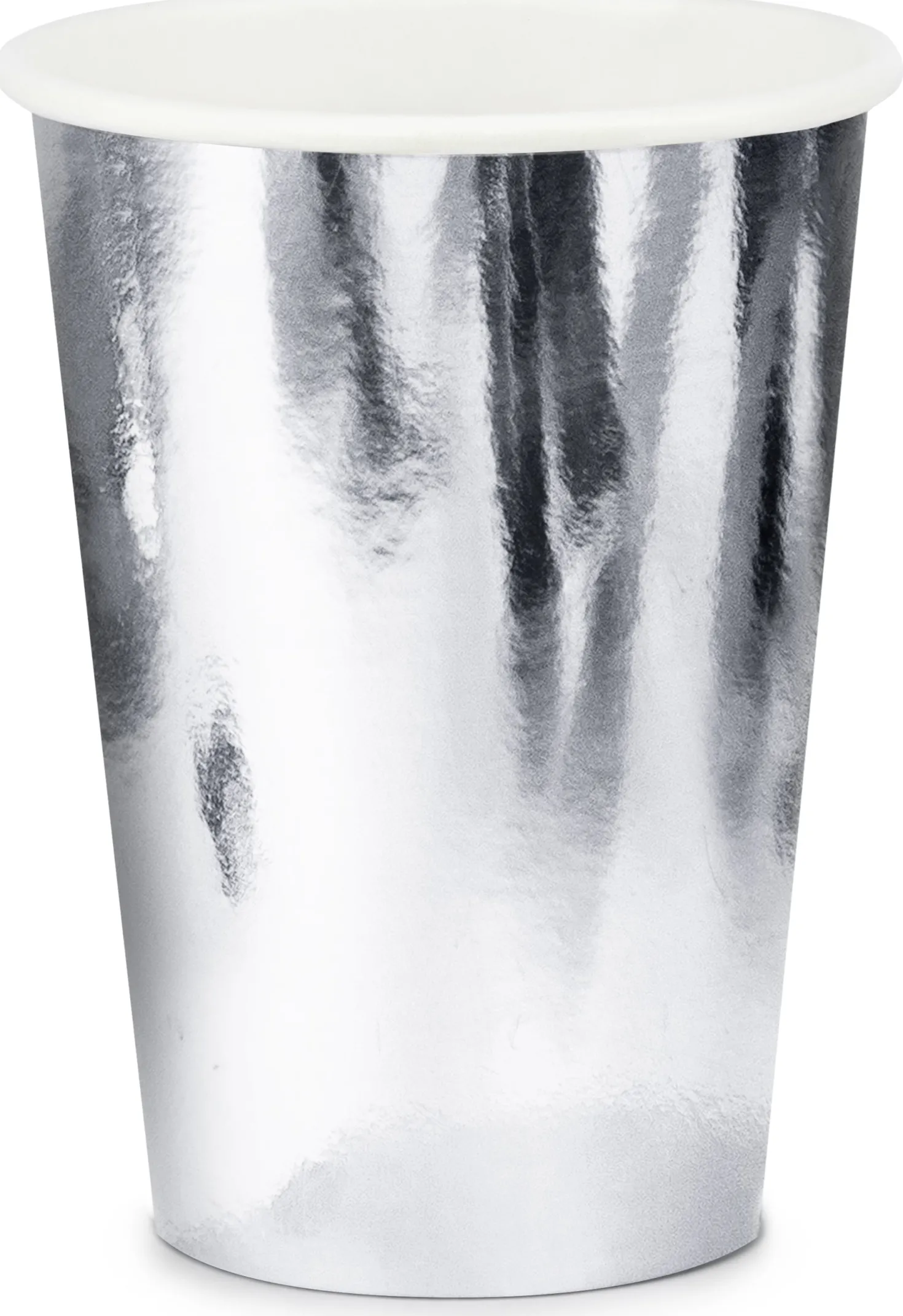Pahvimuki korkeakiiltohopea 220 ml 6 kpl/pkt