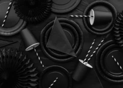 Pahvimuki musta, 250 ml 6 kpl/pkt