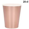 Pahvimuki ruusukullanvärinen 250 ml 6 kpl/pkt
