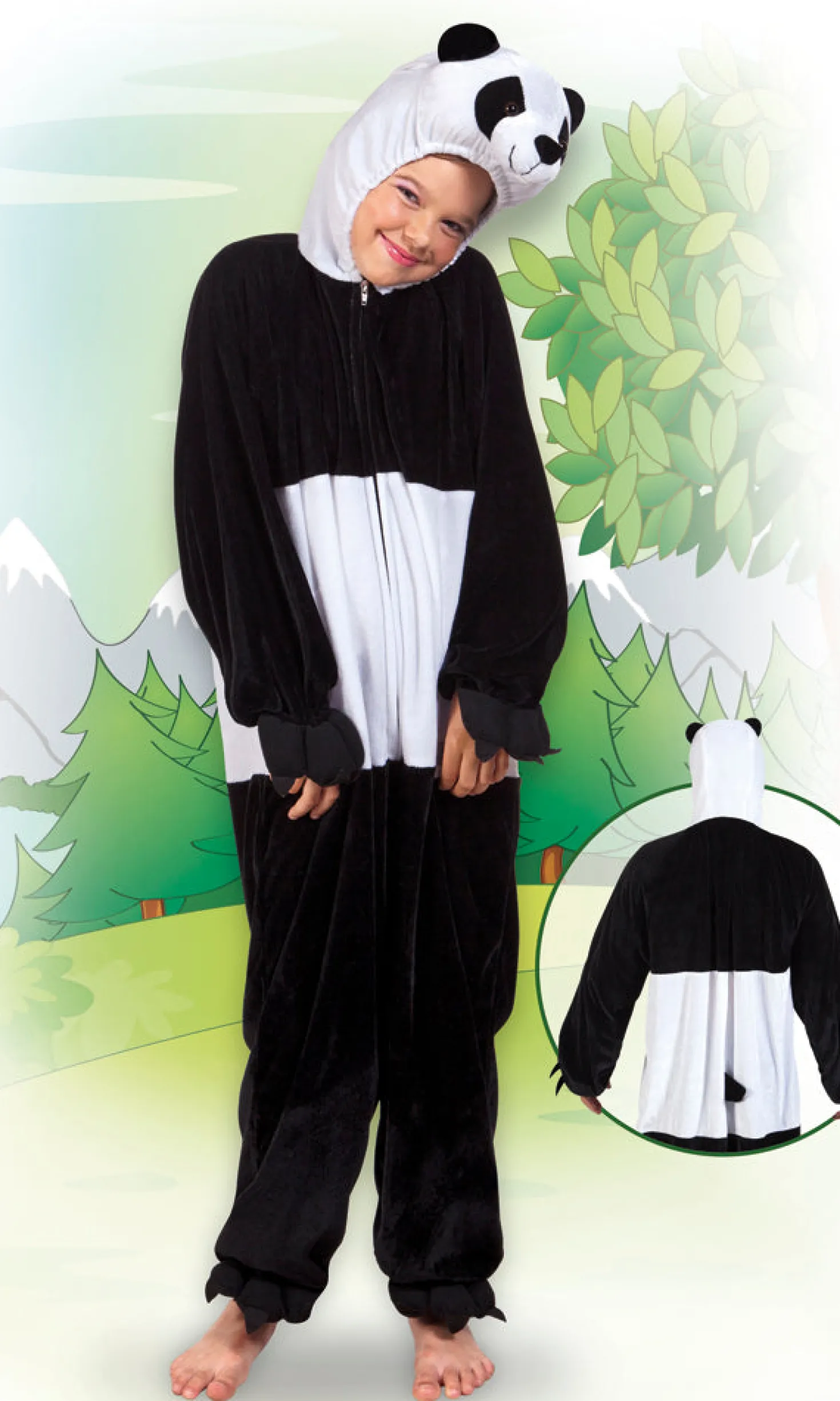 Panda, lasten max 140 cm
