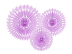 Paperiviuhkakoriste, liila 20-30 cm, 3 kpl/pkt
