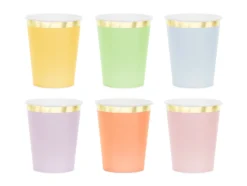 Pastelli pahvimuki värilajitelma, 6 kpl/pkt