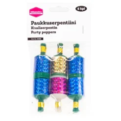 Paukkuserpentiini 6 kpl/pss, K18