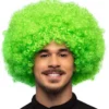 Peruukki afro, vihreä