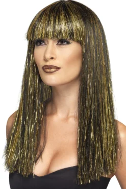 Peruukki Egyptin jumalatar, musta